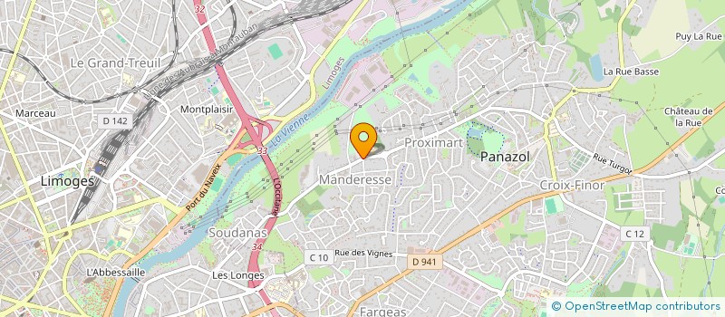 localisation de l'entreprise ASSOCIATION D'INFIRMIERS CAPELLE CHAPELOT à PANAZOL