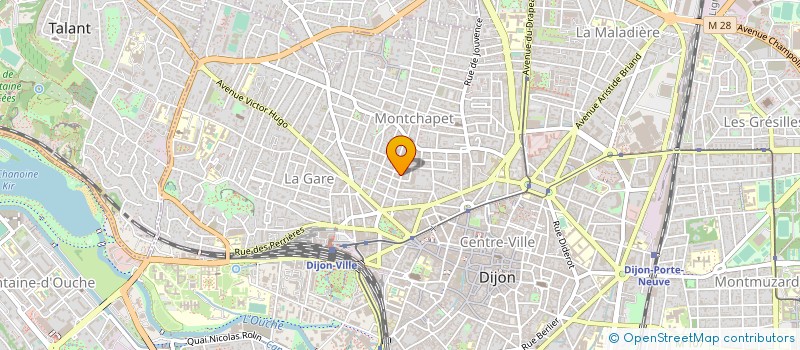 localisation de l'entreprise ASSOCIATION D'INFIRMIERS PERNEY-LETORT-PACAUD (EN ABREGE ASSOCIATION D'INFIRMIERS PLP) à DIJON