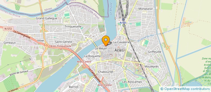 localisation de l'entreprise ASSOCIATION D'INFORMATION EN DROIT DES SOCIETES  ARLES