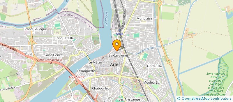 localisation de l'entreprise ASSOCIATION D'INFORMATION EN DROIT DU NUMERIQUE ET DES COMMUNICATIONS  ARLES