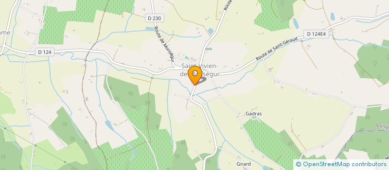 localisation de l'entreprise ASSOCIATION D'INFORMATION ET DE DEFENSE DE L'INSTRUCTION EN FAMILLE EN NOUVELLE AQUITAINE  SAINT-VIVIEN-DE-MONSEGUR