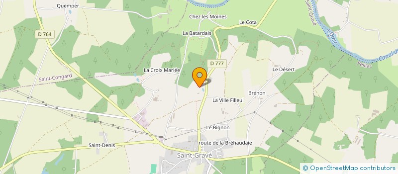 localisation de l'entreprise ASSOCIATION D'INITIATION ET DE TRANSMISSION DE L'ART DE LA RELIURE  PEILLAC