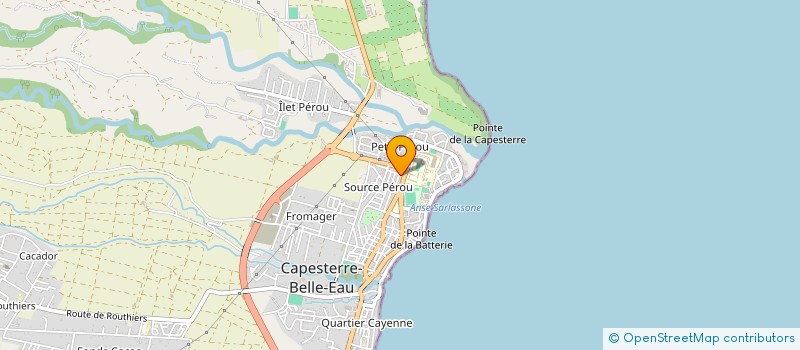 localisation de l'entreprise ASSOCIATION D'INSERTION COM INFO CARAIBE à CAPESTERRE-BELLE-EAU