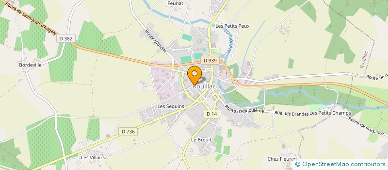 localisation de l'entreprise ASSOCIATION D'INSERTION DU ROUILLACAIS à ROUILLAC