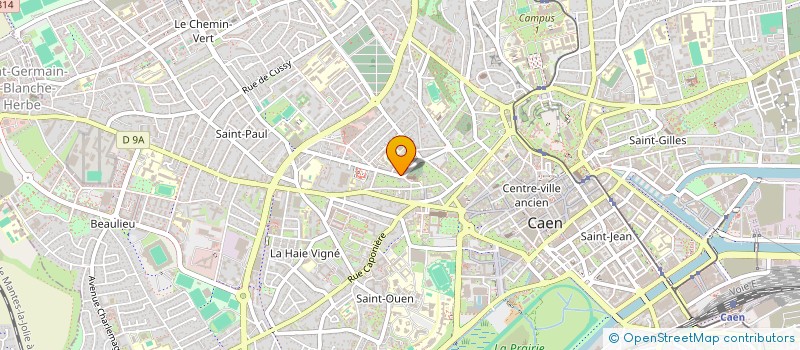 localisation de l'entreprise ASSOCIATION D'INSERTION ET D'INTEGRATION DES MIGRANTS à CAEN