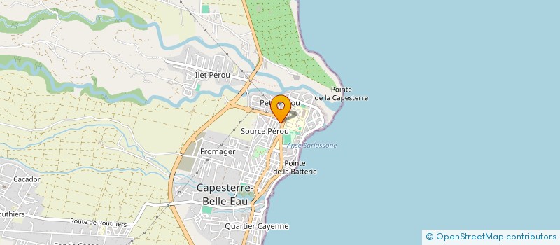 localisation de l'entreprise ASSOCIATION D'INSERTION LES AMIS DE L'EMBOUCHURE DU CARBET à CAPESTERRE-BELLE-EAU