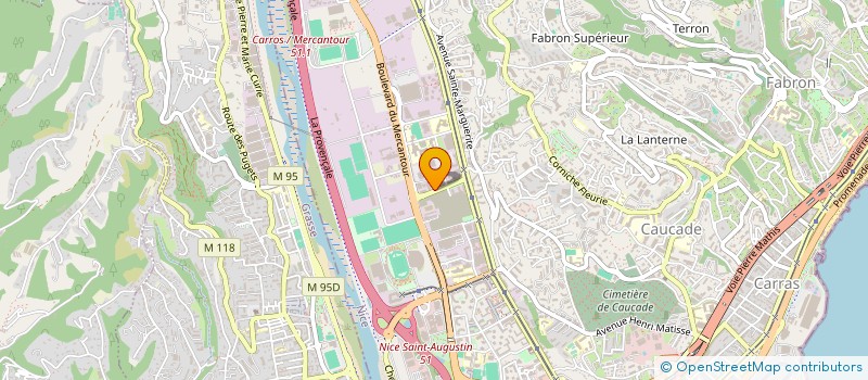 localisation de l'entreprise ASSOCIATION D'INSERTION PAR LE PAIN à NICE