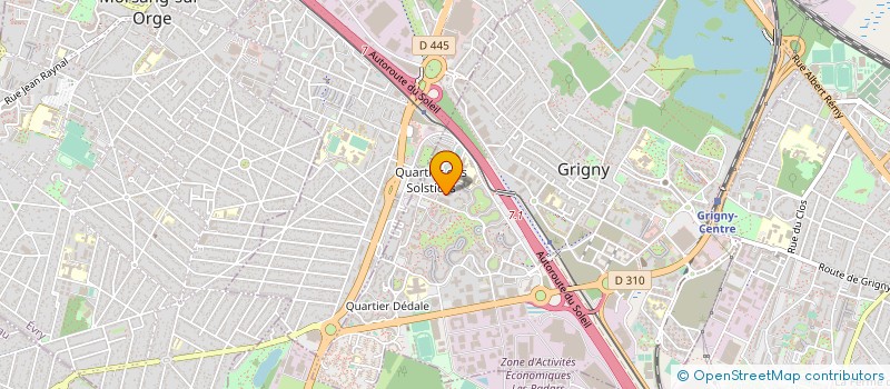 localisation de l'entreprise ASSOCIATION D'OUTRE MER DE GRIGNY à GRIGNY