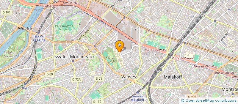 localisation de l'entreprise ASSOCIATION D'OUTRE MER DE VANVES 92 à VANVES