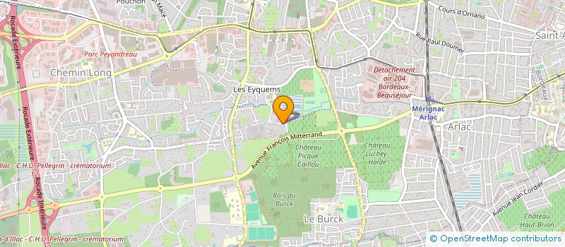 localisation de l'entreprise ASSOCIATION D P PHARMA  MERIGNAC