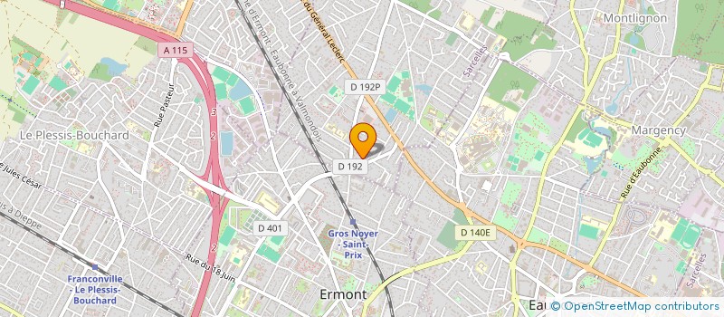 localisation de l'entreprise ASSOCIATION D TEXT PROD à SAINT-PRIX