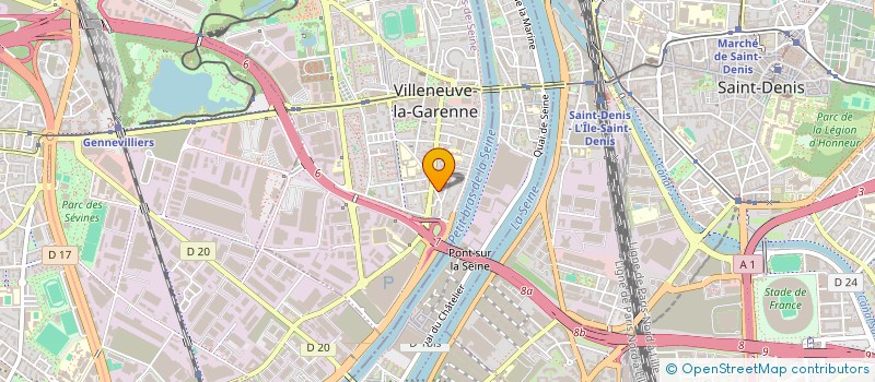 localisation de l'entreprise ASSOCIATION D UNIFICATION ISLAMIQUE à VILLENEUVE-LA-GARENNE