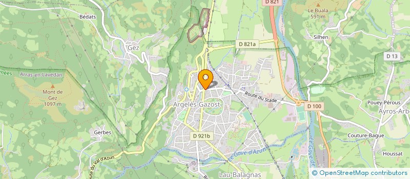 localisation de l'entreprise ASSOCIATION D'URGENCE DU PAYS DES GAVES  ARGELES-GAZOST