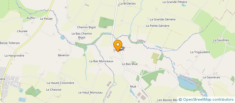 localisation de l'entreprise ASSOCIATION D'UTILISATION DES TRAITS BRETILLIENS  PARCE