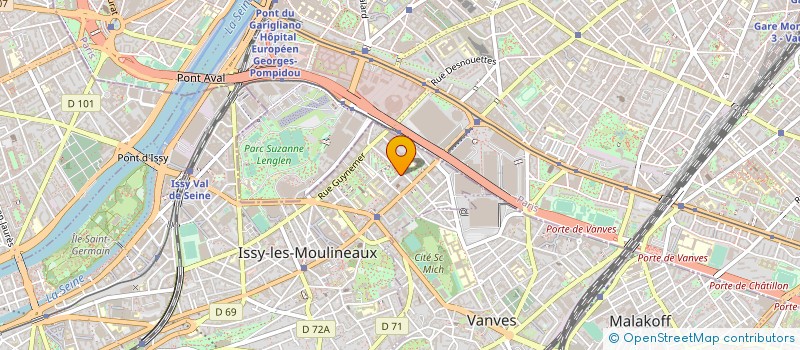 localisation de l'entreprise ASSOCIATION DA BUGS à ISSY-LES-MOULINEAUX