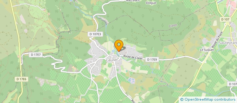 localisation de l'entreprise ASSOCIATION DAC  LAURET