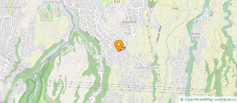 localisation de l'entreprise ASSOCIATION DALON MARRON  SAINTE-MARIE