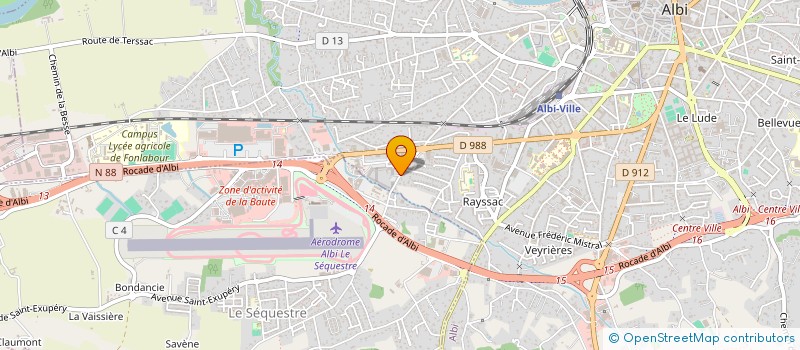 localisation de l'entreprise ASSOCIATION  DALTON'PEPS à ALBI