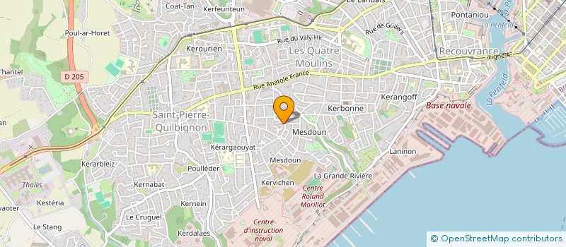 localisation de l'entreprise ASSOCIATION DAMDAM à BREST