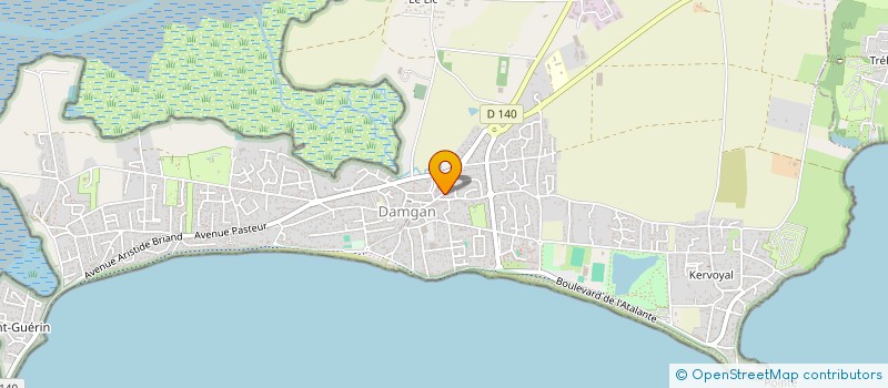 localisation de l'entreprise ASSOCIATION  DAMGAN FESTIVAL  DAMGAN