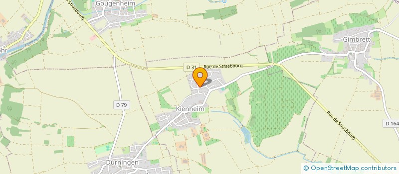 localisation de l'entreprise ASSOCIATION DAMIEN HANDICAP  KIENHEIM