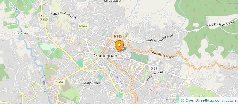 localisation de l'entreprise ASSOCIATION DAMIS - ARTISANS ET COMMERCANTS DU QUARTIER DES ARTS DE DRAGUIGNAN  DRAGUIGNAN