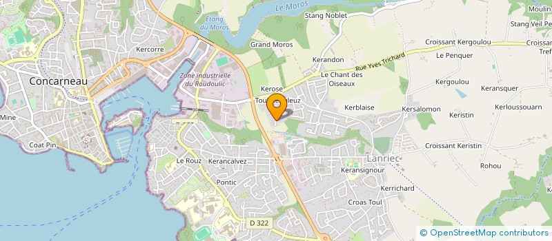 localisation de l'entreprise ASSOCIATION DANC' AIR à CONCARNEAU