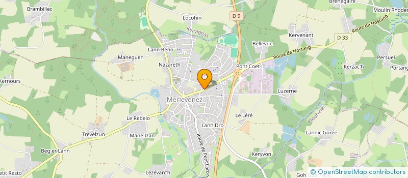 localisation de l'entreprise ASSOCIATION DANS'ATTITUDE 56  KERVIGNAC