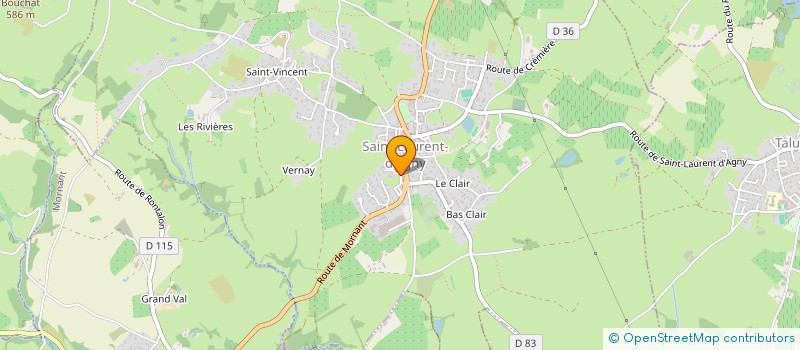 localisation de l'entreprise ASSOCIATION DANS L'INTERET DU MODELISME A SAINT LAURENT D'AGNY (AIMSLA)  SAINT-LAURENT-D'AGNY