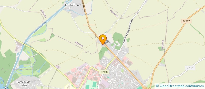 localisation de l'entreprise ASSOCIATION DANSE DETENTE  PERONNE