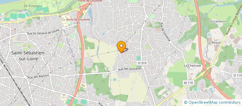 localisation de l'entreprise ASSOCIATION DANSE ET GYMNASTIQUE D'ENTRETIEN  BASSE-GOULAINE