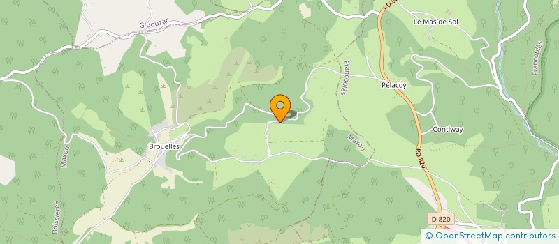 localisation de l'entreprise ASSOCIATION DANSE ET MUSIQUE  MAXOU