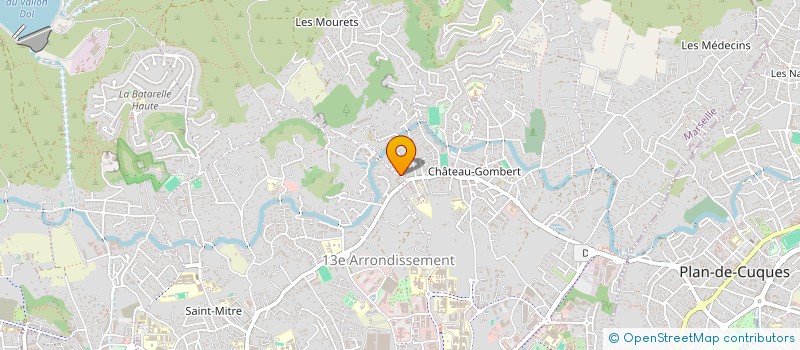 localisation de l'entreprise ASSOCIATION DANSE PLUS à MARSEILLE