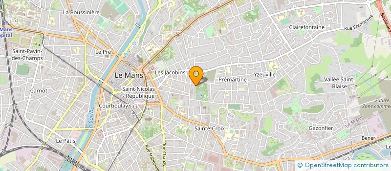 localisation de l'entreprise ASSOCIATION DANTE ALIGHIERI à LE MANS