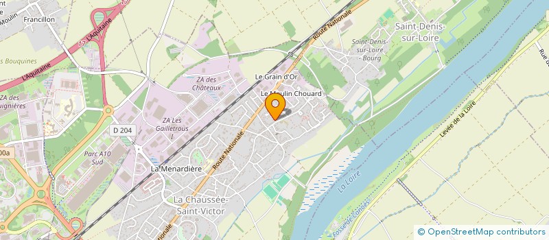 localisation de l'entreprise ASSOCIATION DARO'S-EVENTS  LA CHAUSSEE-SAINT-VICTOR