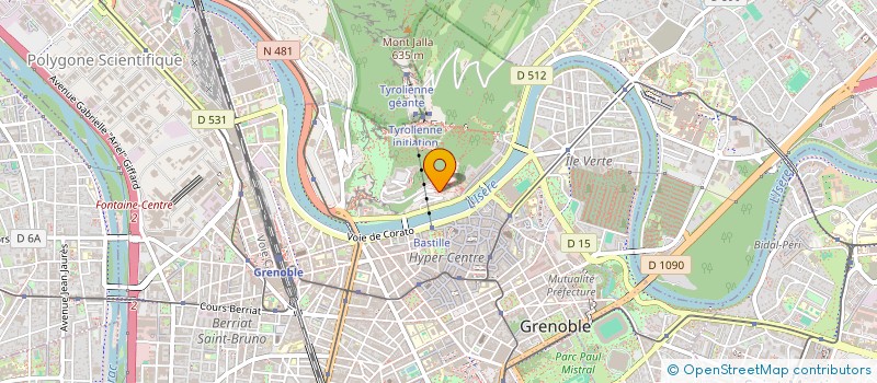 localisation de l'entreprise ASSOCIATION DAUPHINOISE D'EGYPTOLOGIE CHAMPOLLION  GRENOBLE