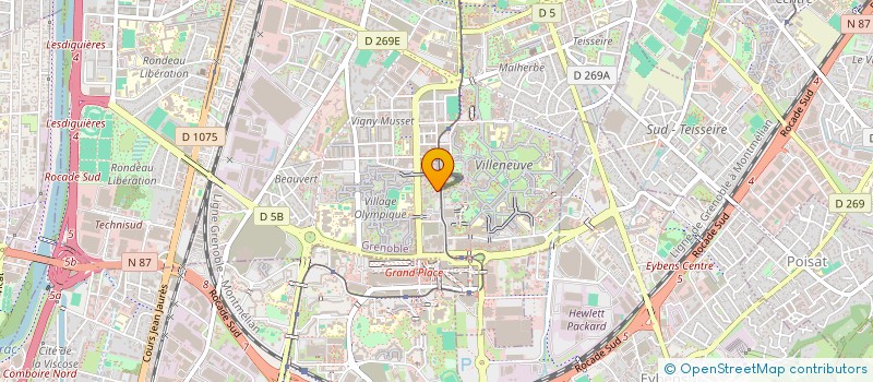 localisation de l'entreprise ASSOCIATION DAUPHINOISE POUR L'INSERTION  GRENOBLE