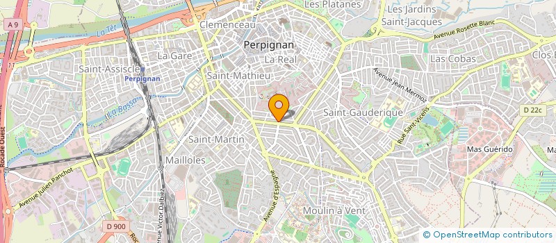 localisation de l'entreprise ASSOCIATION DAUPHINS  PERPIGNAN