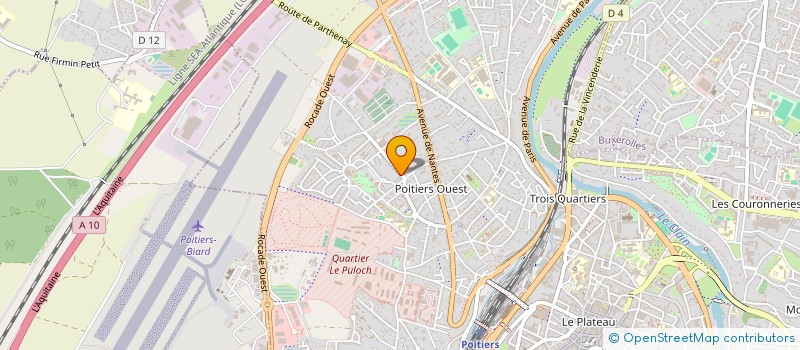 localisation de l'entreprise ASSOCIATION DAZIBAO à POITIERS