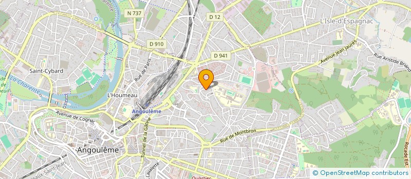 localisation de l'entreprise ASSOCIATION DE A A Z à ANGOULEME