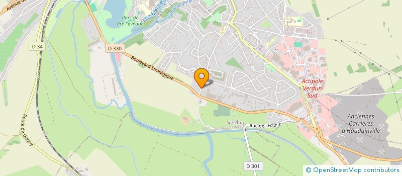localisation de l'entreprise ASSOCIATION DE A A ZIK à VERDUN