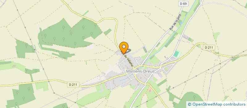 localisation de l'entreprise ASSOCIATION DE BICHECOURT  MOLLIENS-DREUIL