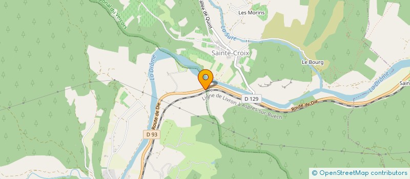 localisation de l'entreprise ASSOCIATION DE BIENFAISANCE BETHANIE  DIE