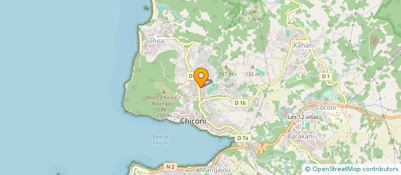 localisation de l'entreprise ASSOCIATION DE BIENFAISANCE ET CULTURELLE DE CHICONI à CHICONI