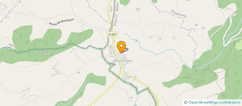 localisation de l'entreprise ASSOCIATION DE BIENFAISANCE ST FRANCOIS  SAINT-SERNIN-SUR-RANCE