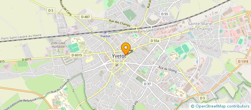 localisation de l'entreprise ASSOCIATION DE BIENFAISANCES LA RENCONTRE à YVETOT