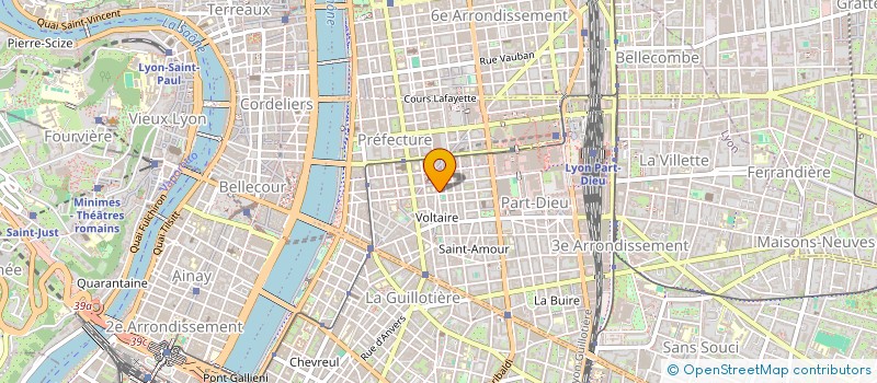 localisation de l'entreprise ASSOCIATION DE BRIDGE AVEC BAR  LYON