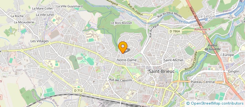 localisation de l'entreprise ASSOCIATION DE CADIX  SAINT-BRIEUC