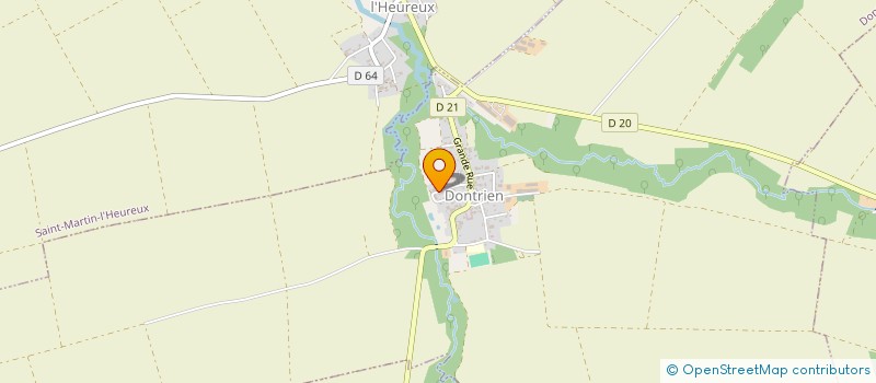 localisation de l'entreprise ASSOCIATION DE CAMPAGNE AU PROFIT DES ENFANTS TRISOMIQUE 21  DONTRIEN