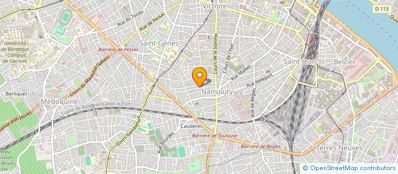 localisation de l'entreprise ASSOCIATION DE CAPOEIRA ARUANDA  BORDEAUX